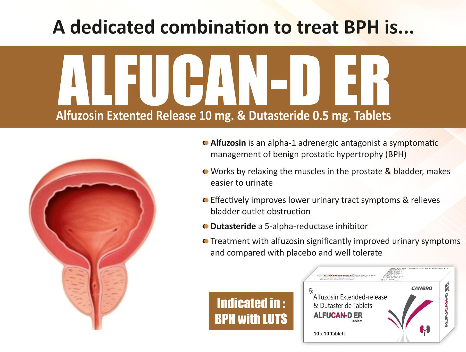 Alfuzosin & Dutasteride Tablets