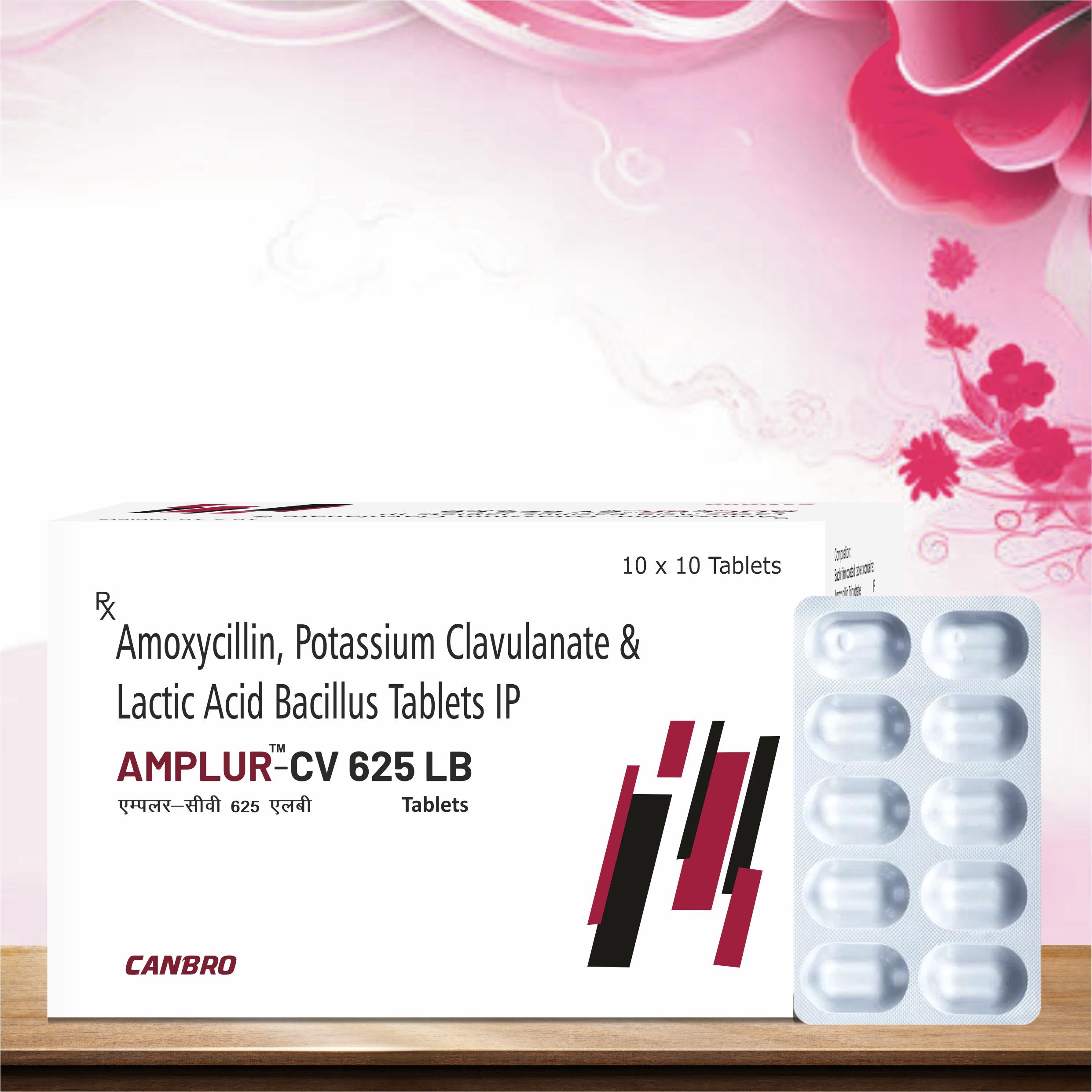 Amoxycillin, Potassium Clavulanate & Lactic Acid Bacillus Tablets