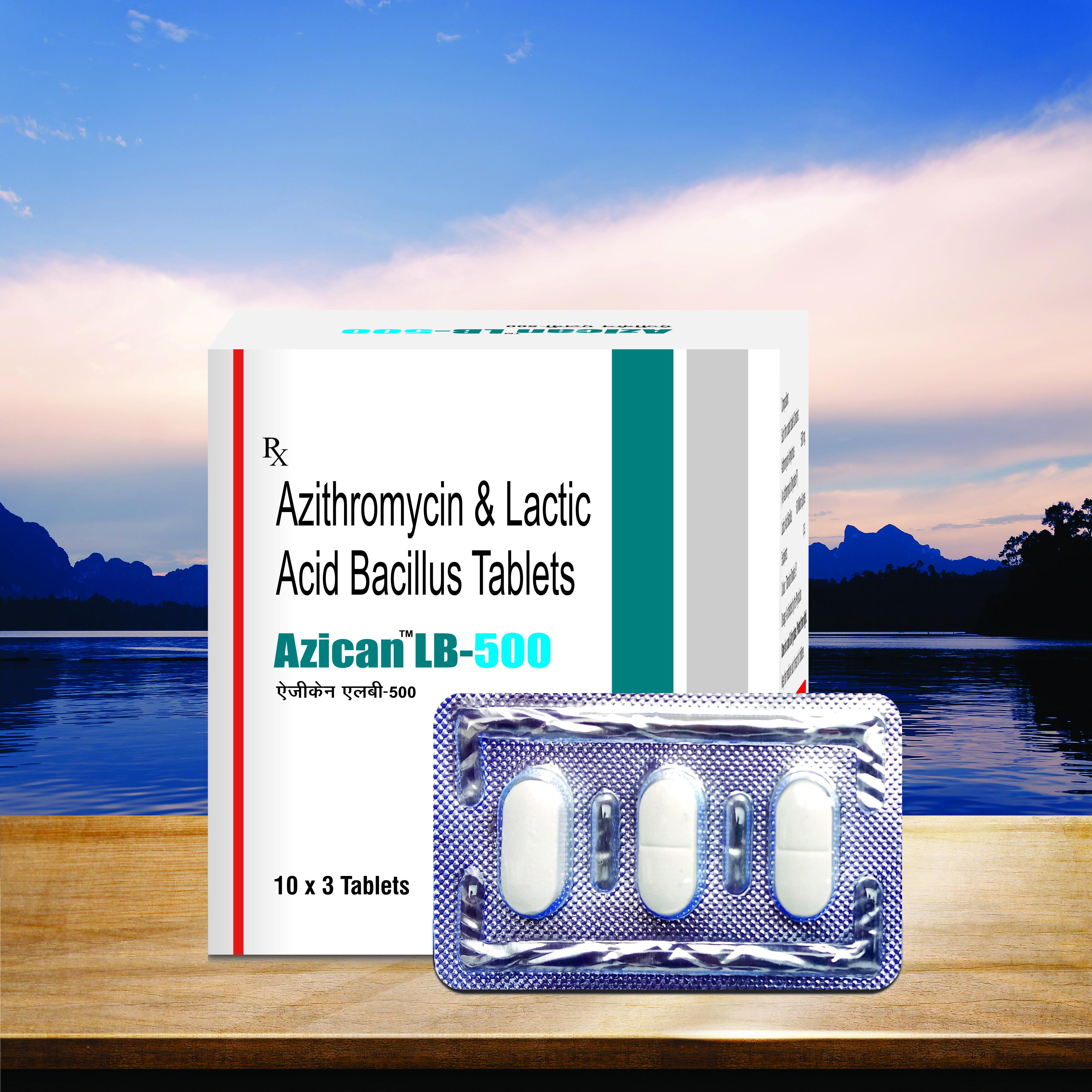 Previous product - Azithromycin & Lactic Acid bacillus Tablets