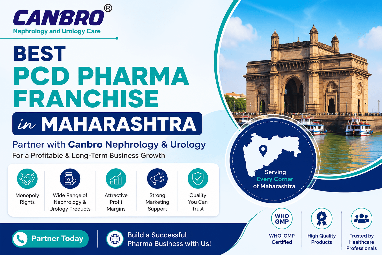 Best PCD Pharma Franchise in Maharashtra with Monopoly Rights