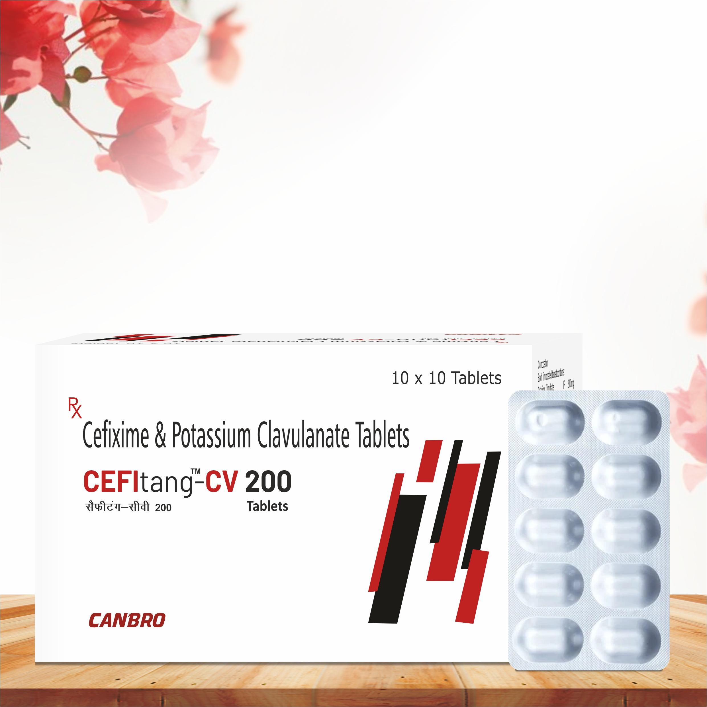 Cefixime & Potassium Clavulanate Tablets
