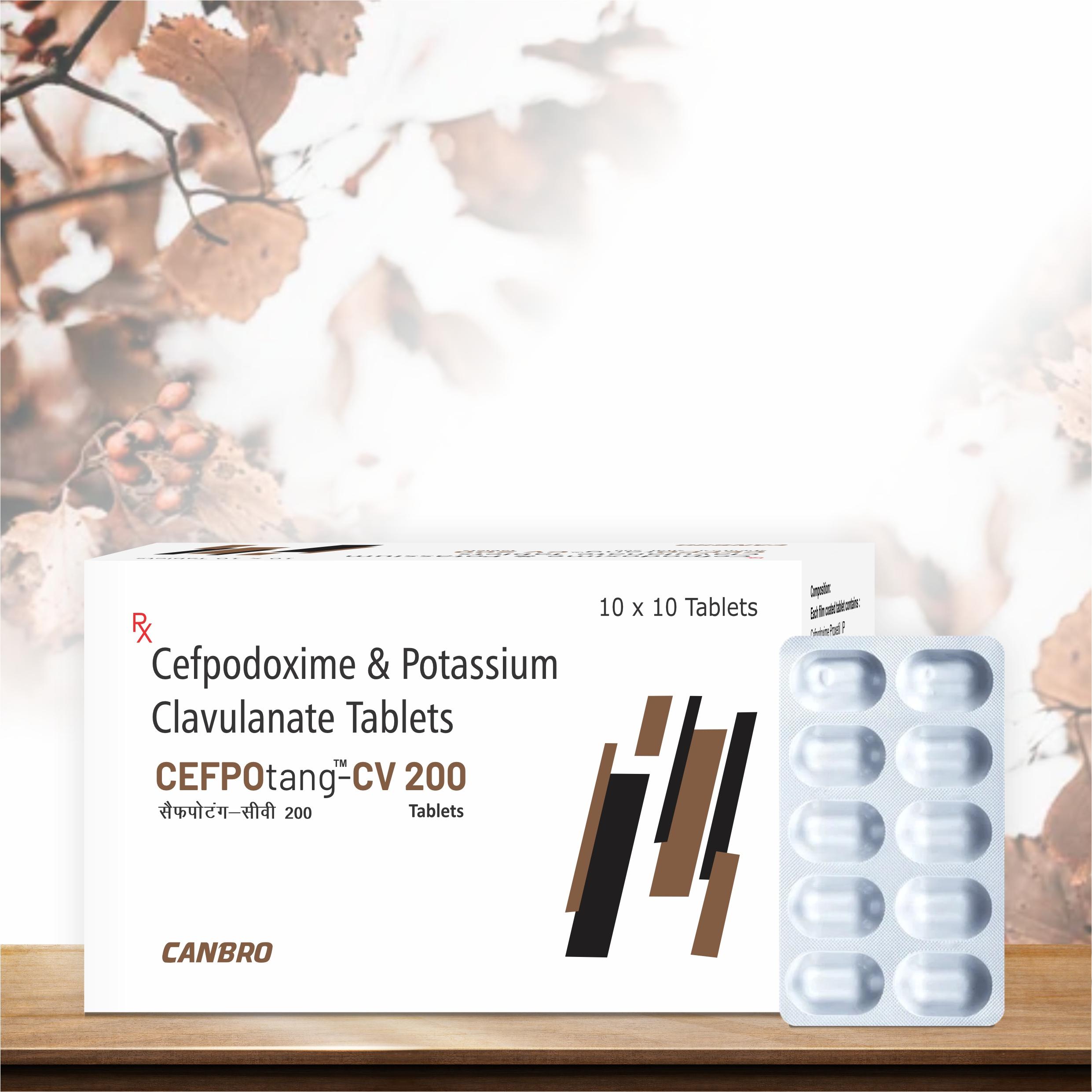 Cefpodoxime & Clavulanic Acid Tablet