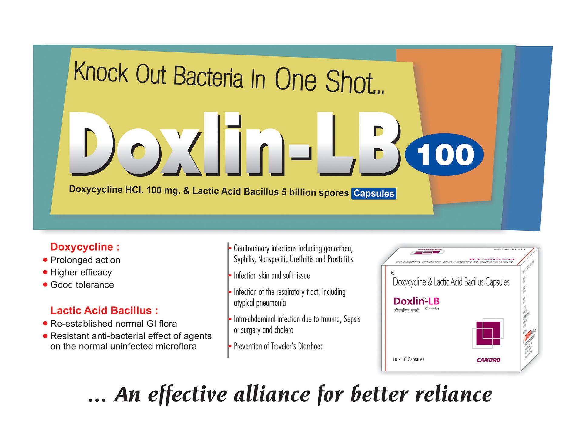 Doxycycline HCL & Lactic Acid Bacillus Capsules