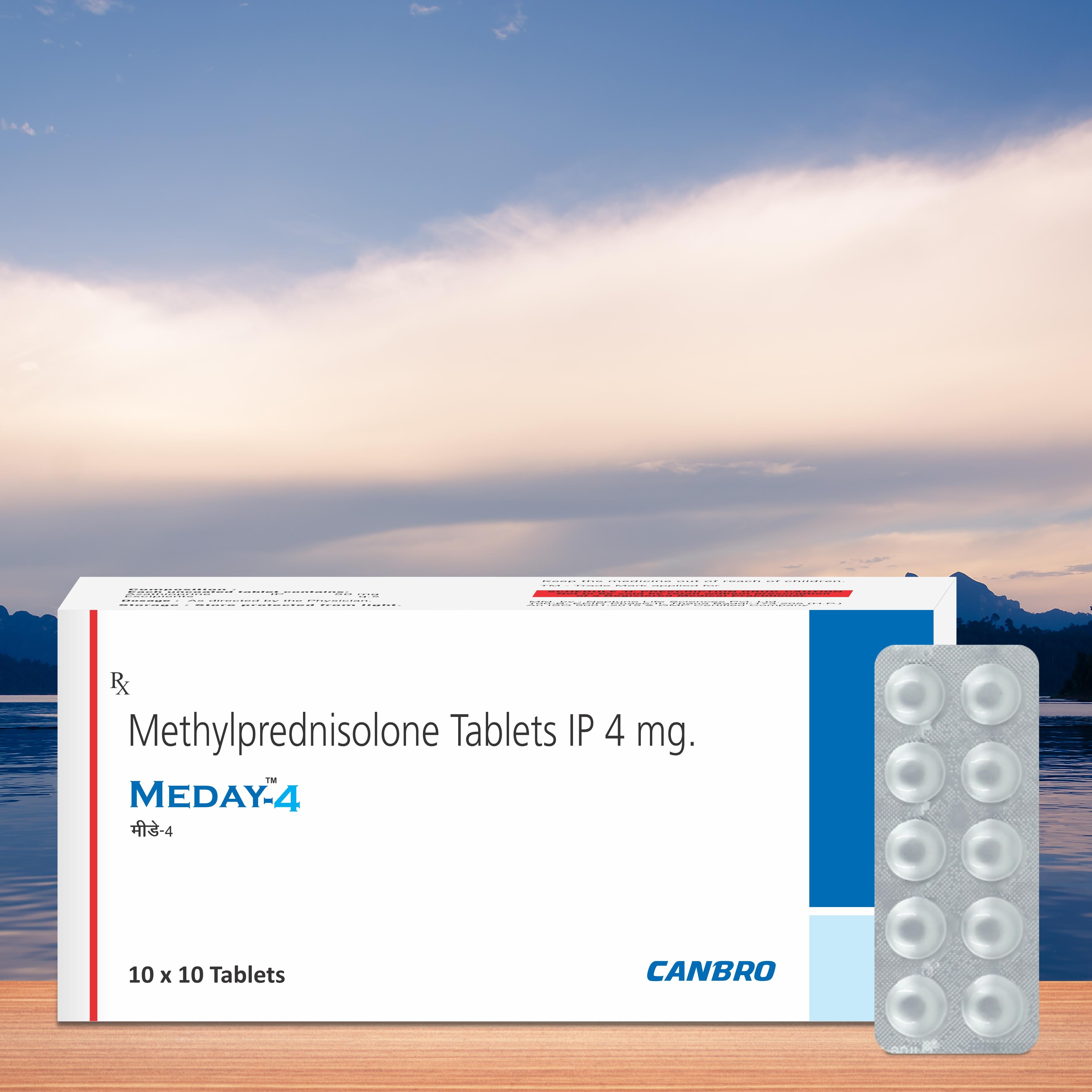 Methylprednisolone Tablets 4mg