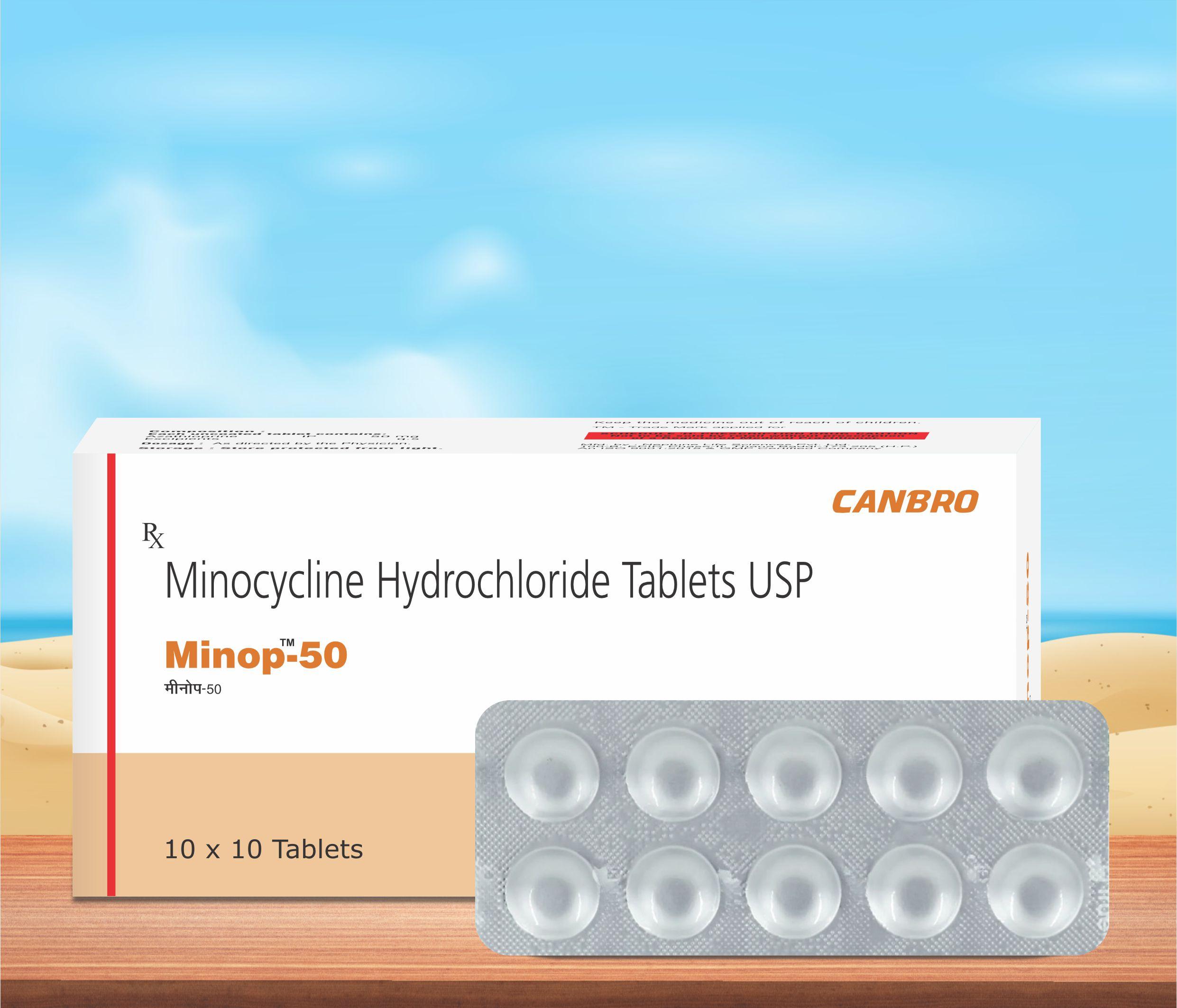 Minocycline Hydrochloride Tablets 50mg
