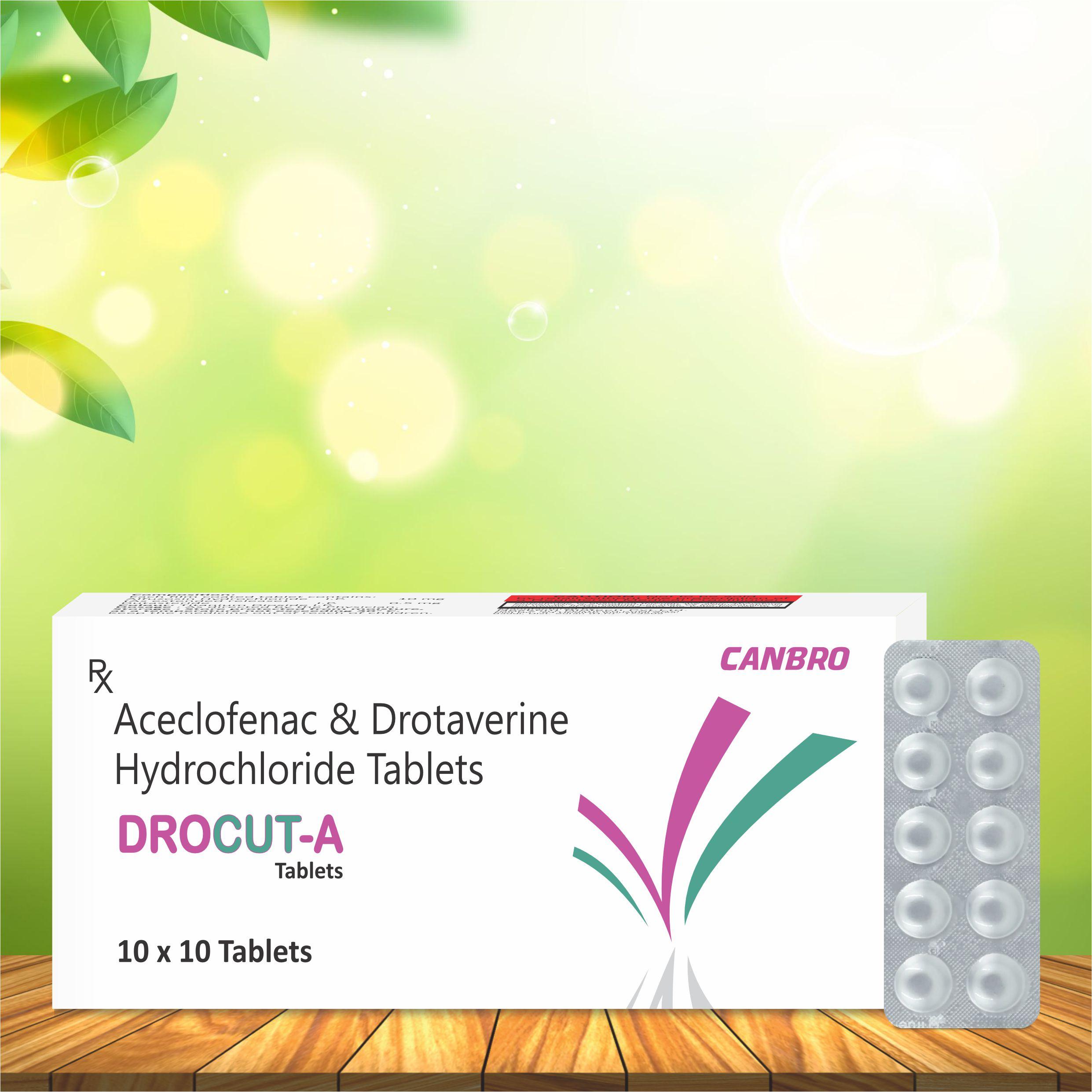 Drotaverine & Aceclofenac Tablets