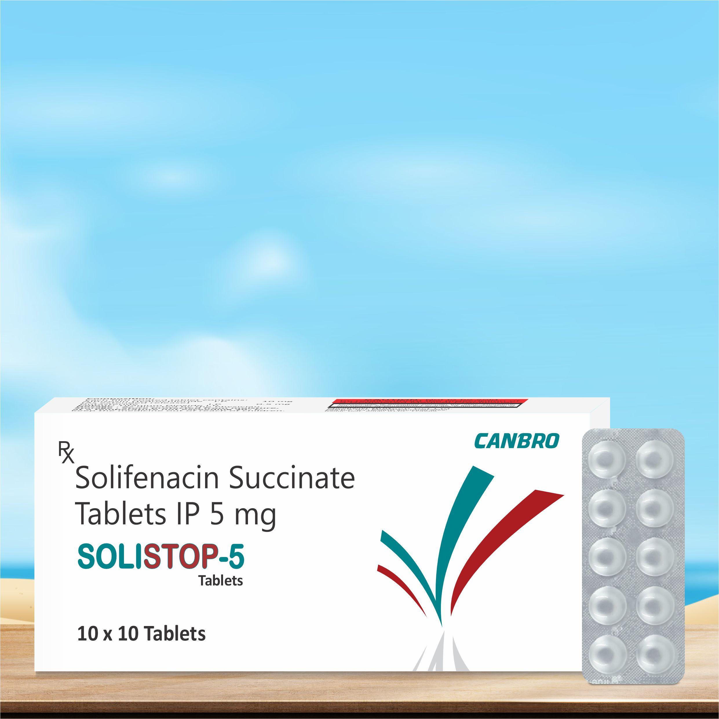 Solifenacin Succinate 5mg Tablets