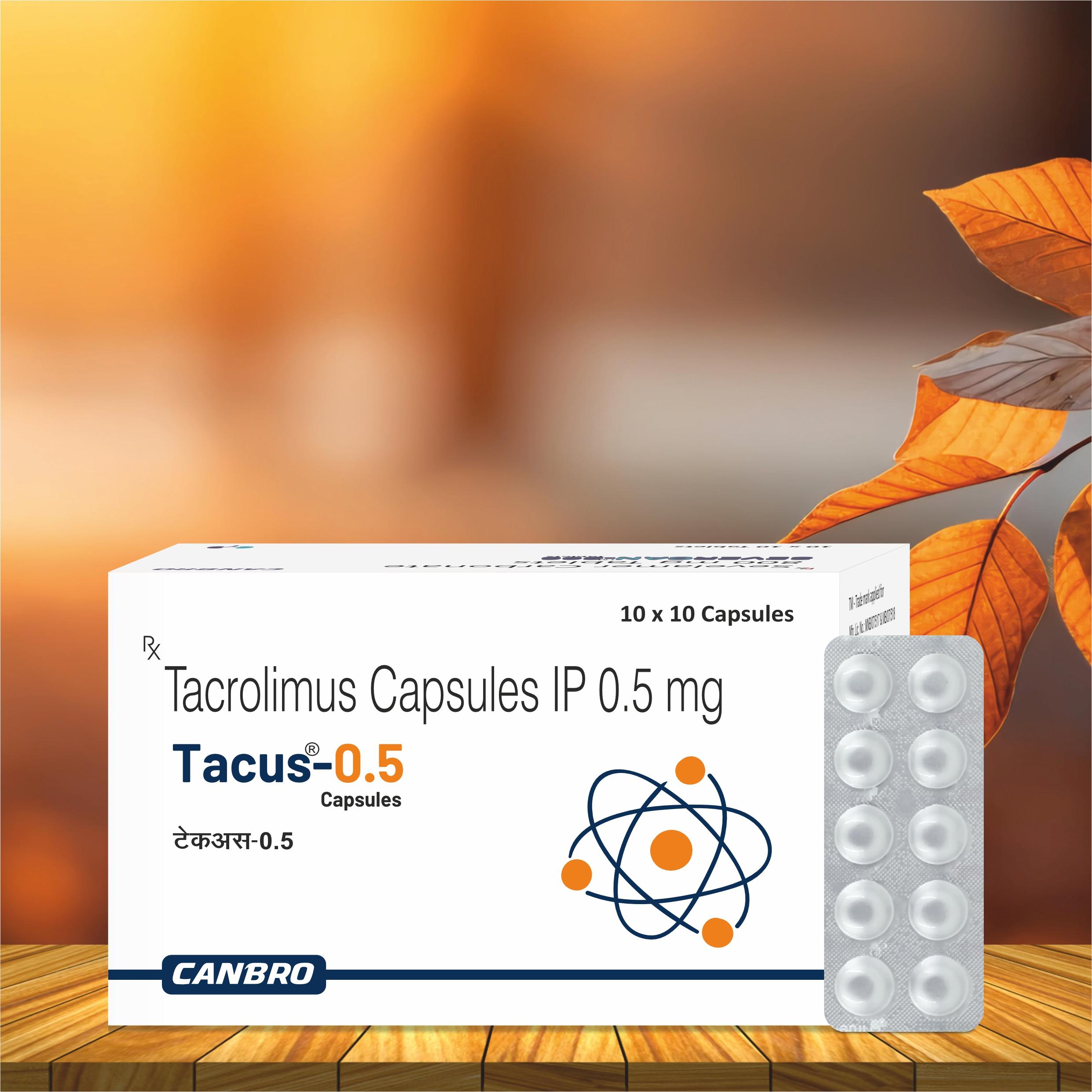 Tacrolimus Capsules 0.5 mg