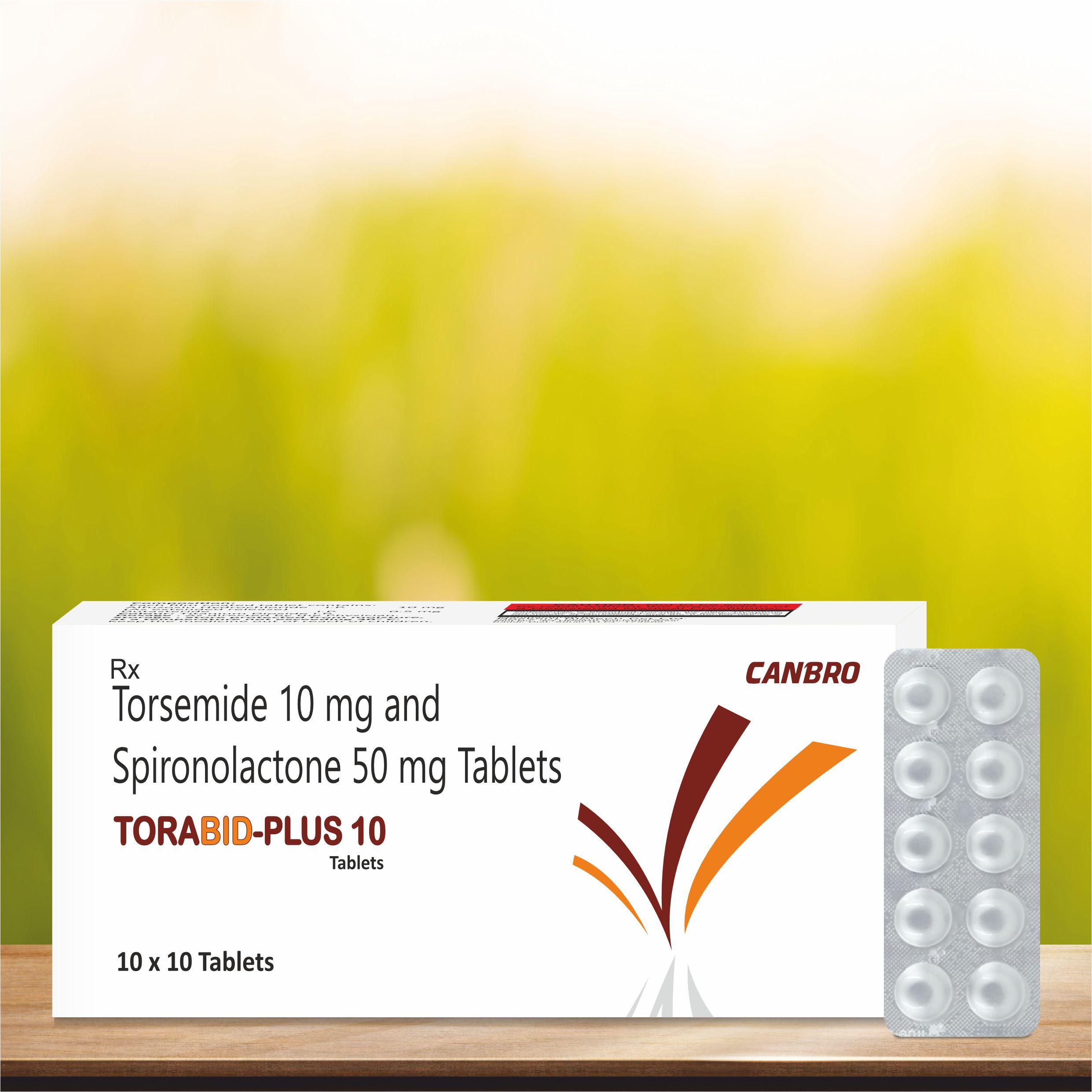 Torasemide 10mg & Spironolactone 50mg Tablets