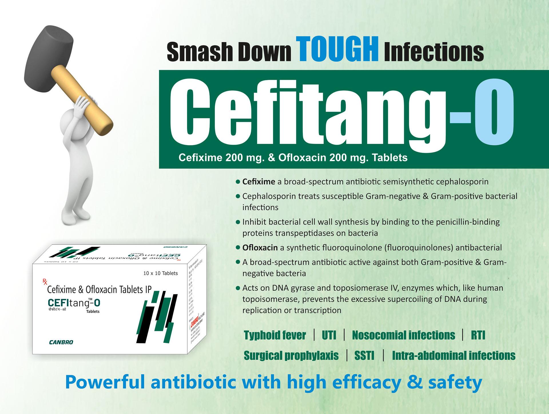 Cefixime & Ofloxacin Tablets