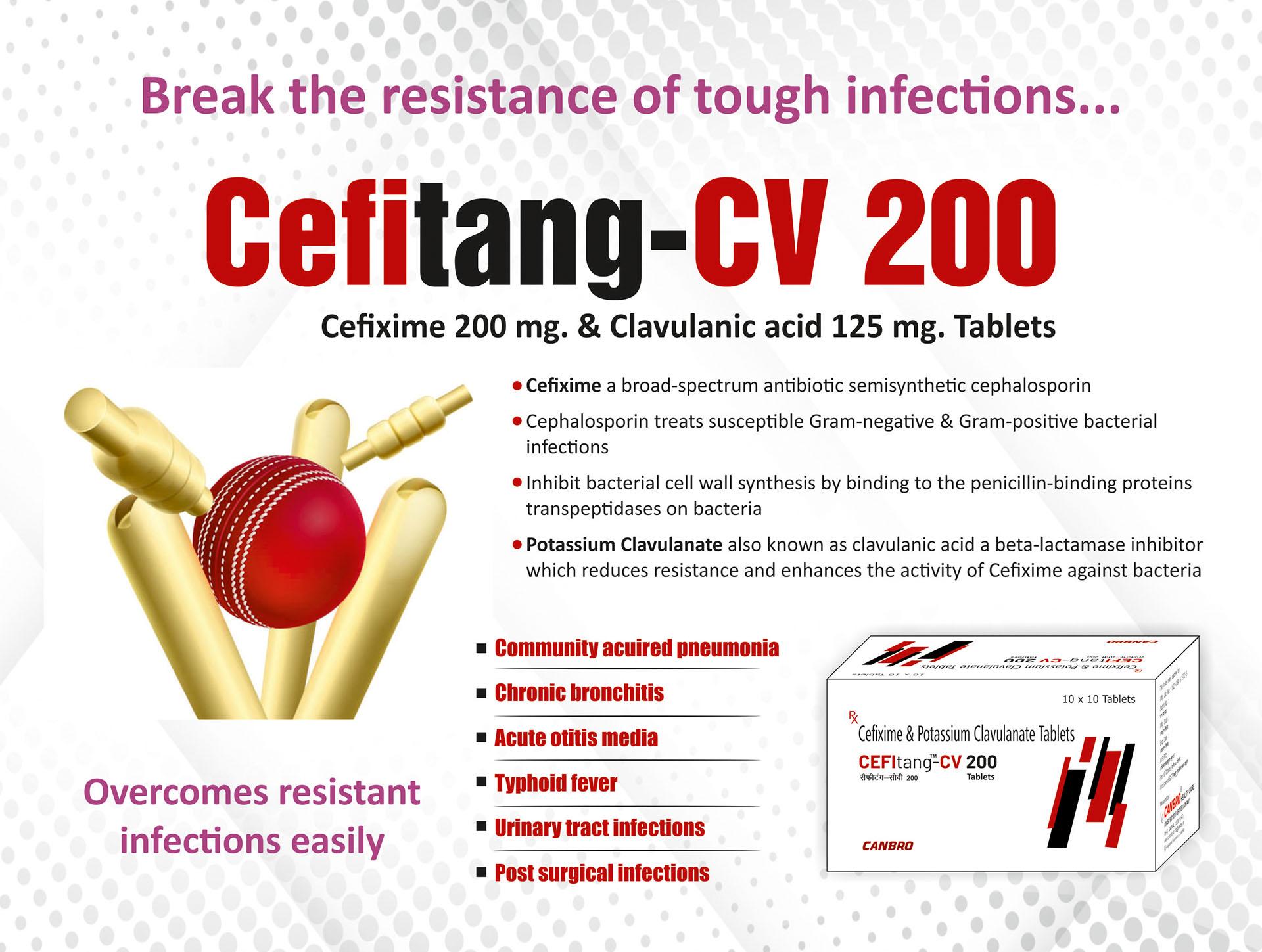 Cefixime & Potassium Clavulanate Tablets
